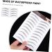  Angoily Angoily 36 Sheets Waterproof Eyebrow Stickers Hair-Like Eyebrow Stencils Eyebrow Transfer Stickers 3D Imitation Eyebrow Stickers - Buy Online on GoSupps.com