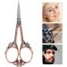 Buy Portable Beauty Scissors - Wear-Resistant Reusable Eyebrow & Nose Hair Scissors | Dark Red | International Shipping Available - Buy Online on GoSupps.com