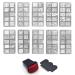 PULABO Nail Art Stamping Kit 1 Stamping Plate +1 Stamper + 1 Scraper Manicure Stamping Kit Work for Nail Art Design and Decoration Template Random Adorable Quality and Practicaldurable