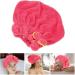 Quick Dry Hair Turbans for Women - Shower Cap & Towel Wrap - Medium Rosy Hair Drying Cap - Buy Online on GoSupps.com