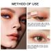LOKFAR Glitter Eyeshadow Stick Set - 12 Colors Two-Tone Shimmer Gradient Waterproof Eye Makeup Pen for Women (6 Pcs) - Buy Online on GoSupps.com