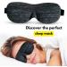 3D Contoured Sleep Mask - Ultra Lightweight & Comfortable Perfect for Eyelash Extensions Velcro Closure Deep Orbit Design | International Shipping Available - Buy Online on GoSupps.com