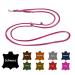 Dog leash fat leather small dogs/large dogs 2m / 2.40m / 2.80m / 3.50m / 5m double leash adjustable (5m X 8mm Pink) 5m X 8mm Pink