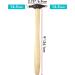 Beadsmith Sharp Texturing Hammer - 9 Wooden Handle, 73.5mm Steel Head, 1.2oz, Two 12mm Faces - Metalwork Texturing Tool for Patterns & Dimension - Buy Online on GoSupps.com
