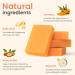Turmeric Kojic Acid Soap Bars - Organic Dark Spot Remover for Face & Body | Gentle Moisturizing 4 Pack - Buy Online on GoSupps.com