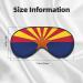 Arizona Flag Eye Mask | Soft Adjustable Sleep Mask for Men & Women Ultimate Comfort - Buy Online on GoSupps.com