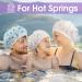 20Pcs Waterproof Reusable Shower Caps Assorted for Women - Perfect for Bathing, Spa, and Salon Use - Buy Online on GoSupps.com