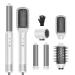 5 In 1 Airstyler Hair Styler with 110000 U/min High -speed motor hair dryer Warm air brush hair styler 320 millions Lonic hair styler set with air curling iron hairdryer smoothing brush light quiet white white