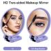 Fuhuim 1x15x Double-Sided Handheld Mirror - Portable Magnifying Travel Mirror for Women & Girls (Purple) - Buy Online on GoSupps.com