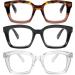 HIYANJN Caeyer Blue Light Blocking Glasses - Stylish Square Glasses for Men & Women | Reduce Eye Strain & Improve Comfort - Buy Online on GoSupps.com