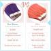 RUNATURE Violet Tape In Hair Extensions - 50cm Remy Human Hair 10pcs Invisible Purple Hair Extensions Lilac Straight Color #Purple 25g - Buy Online on GoSupps.com