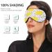 Lightweight Sleep Mask - Abstract Eye Cover with Adjustable Strap for Men & Women | Yellow Dot Blindfold for Travel & Naps - Best Light Blocking Eye Mask - Buy Online on GoSupps.com