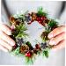 HOMSFOU 175 Pcs Christmas Wreath Decoration Red Berries Pine Needles Fake Fruit Home Decor Bouquet Flower Picks Diy Crafts Photography Eucalyptus Fruits Dried Fruit Self Made Ornaments Assorted Colorx5pcs 2.2x2.2cmx5pcs - Buy Online on GoSupps.com