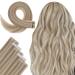 Hetto injected tape in extensions real hair ash blonde with blond extensions tape in real hair remy tape in extensions hair recovery blonde injection injection hair #18/613 5pcs 55 cm 12.5g 22 inch 4-3 VGTP #18/613