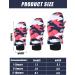 SATINIOR 2 Pairs Kids Waterproof Ski Mittens - Rose Red & Gray - 5-10 Years - Buy Online on GoSupps.com