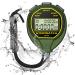 Lighth away waterproof stopwatch timer 30 rounds of shared memory large display simple digital stopwatch no clock/alarm clock/calendar/noise sports stopwatch for swimming football coach