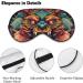 Japanese Fiery Dragon Sleep Mask - Adjustable Eye Shade for Ultimate Light Blocking | Perfect for Men & Women - Buy Online on GoSupps.com