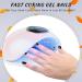 Gel Nail Stickers Semi Cured Gel Nails Wraps Set - 20 Pc. Salon Quality Manicure & Pedicure Kit - Black - Buy Online on GoSupps.com