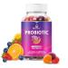 BeLive Probiotic Gummies - Probiotics with 5 Billion CFUs for Digestive Health Men Women & Kids - for Immune Support Sugar Free & Vegan | 60 Ct Blueberry Strawberry & Orange 1