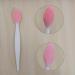 3pcs Soft Silicone Exfoliating Lip Brush Tool for Plump, Smooth & Fuller Lips - Double-sided Lip Brush Face Cleaning Applicator (Pink Yellow Green) - Buy Online on GoSupps.com