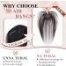 Bangs Hair Clip in Bangs Human Hair Clip on Fringe Human Hair Extensions Hair Toppers for Thinning Hair Women Real Hair 360 Clip on Bangs for Daily Wear Medium Brown(4#) - Buy Online on GoSupps.com