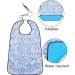 HACLEN Waterproof Adult Bib for Men Elderly Women Senior Adult Bibs for Eating with Crumb Catcher Reusable Washable 1 - Buy Online on GoSupps.com
