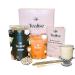 Tealise Instant Bubble Tea Peach Gift Box with Black Tapioca Straw kit Bubble Tea kit 6-servings
