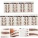WOFASHPURET Eyebrow Pen 9 Sheets Waterproof Eyebrow Stickers Eyebrow Tattoos Stickers Eyebrow Transfer Stickers 6d Shaping 21x14.7cm Brown - Buy Online on GoSupps.com