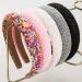 scicent Head Bands 2 Pieces Plain Cute Headband for Girls Rhinestone Sequin Embellished Hair Band for Party Padded Hairbands Wide Non-Slip Hair Hoops - 26415 - Buy Online on GoSupps.com