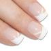 Bling Art False Nails French Manicure White Glitter 24 Medium Tips UK Glitter White Stars