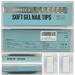 Tomicca Almond Short Nail Tips - 192 Pack Gel & Acrylic Full Cover Nail Tips 12 Sizes Pre-Shaped Half Matt Gelly Nails - Buy Online on GoSupps.com