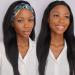 16 Inch Straight Human Hair Headband Wig for Black Women - Glueless, 150% Density, Natural Color - Pack of 1 - Buy Online on GoSupps.com