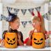 Premium Halloween Candy Bag - Pumpkin Treat Bag with Light-up Reusable Goody Bucket for Trick or Treating - Halloween Goody Bag for and Adults-size1