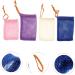 FOYTOKI 8pcs Soap Bag Foaming Net Mesh Soap Savers Pocket Organizer Pouch Bath Scrubber Sisal Soap Bag Nylon - Buy Online on GoSupps.com