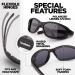 Verdster Polarized Sunglasses for Men & Women | Sports Bicycle Glasses | MTB Motorcycle Airdam Black - Buy Online on GoSupps.com