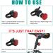 Anti-Theft AirTag Bike GPS Tracker Case | Bike Seatpost Reflector Mount | Compatible with Apple AirTag & Garmin Varia Radar - Mountain Bike/Electric Bicycle/Scooter - Buy Online on GoSupps.com