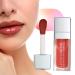 Lip Glow Oil - Lip Oil | New Formula - Lip Care  Lip Gloss - Plumping & Moisturizing | Lip Tint & Lip Makeup  Clear Lip Gloss | Transparent Color Change - Glossy Lips  Nourishing Lip Oil (Rosewood)