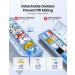 Vaydeer 7 Day Weekly Pill Organizer - Metal Travel Pill Case for Supplements Pills Vitamins & Medication - Large Capacity Gray Pill Box - Buy Online on GoSupps.com