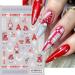 JMEOWIO 6 Sheets Christmas Nail Art Stickers Decals Self-Adhesive Snowman Snowflake Winter Holiday Cute Santa Nail Supplies Nail Art Design Decoration Accessories - Buy Online on GoSupps.com