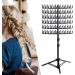 predolo Braiding Hair Rack Standing Standing Braid Rack 144 Pegs Double Sided Standing Hair Stand for Braiders Hairstylists black - Buy Online on GoSupps.com