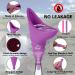 Rquite Female Urination Device - Portable Silicone Funnel for Women to Stand and Pee - Ideal for Travel, Camping, Hiking - Includes Carrying Bag (2 Packs, Pink & Purple) - Buy Online on GoSupps.com