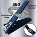 Navy Large Nail Clippers with Comfort Hold Design and Non-Slip Grip - Stainless Steel Toenail and Fingernail Cutter for Men and Women with Arthritis or Unsteady Hands - Buy Online on GoSupps.com