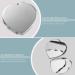 FRCOLOR Foldable Mini Heart Shaped Makeup Mirror Portable Metal Romantic Dual Sided Vanity Mirror Compact Travel Mirror Makeup Tools for Women Girls Silver - Buy Online on GoSupps.com