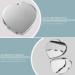 Lurrose Foldable Mini Heart Shaped Makeup Mirror - Compact Dual Sided Vanity Mirror for Women & Girls - Buy Online on GoSupps.com