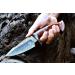 BigCat Handmade Damascus Hunting Knife with Sheath - 10' Fixed Blade Walnut Handle | EDC Survival Knife for Men - Buy Online on GoSupps.com