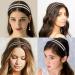ZOCONE Wave Rhinestone Headbands 5pcs - Crystal Hair Loop Non-slip Hairbands for Women Girls - Buy Online on GoSupps.com