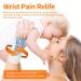 Ultra-Thin Elastic Wrist Brace - Compression Support for Carpal Tunnel Arthritis & Sprains | Soft Adjustable Wrist Wrap for Both Hands - Buy Online on GoSupps.com
