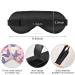 Hasikirky Light Blocking Eye Mask - Breathable & Adjustable for Men and Women | Perfect for Travel, Yoga, Meditation, Office, Deep Sleep - Butterfly Daisy Design - Buy Online on GoSupps.com
