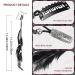 ORYOUGO Set of 6 Bohemian Feather Headbands for Women and Girls - Brown, Black, and Khaki - Buy Online on GoSupps.com