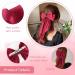 DHWEKU 3 Pieces Hair Clips with Big Bow Soft Silky Satin Hair Clip Long Tail French Ribbon Hairpins 90s Bowknot Clip for Party Christmas Women Girls - Buy Online on GoSupps.com